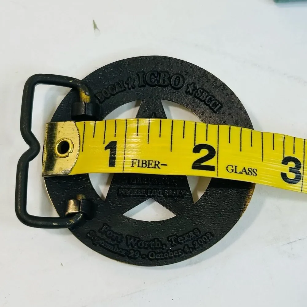 Limited Edition 2002 International Code Council Belt Buckle for State of Texas